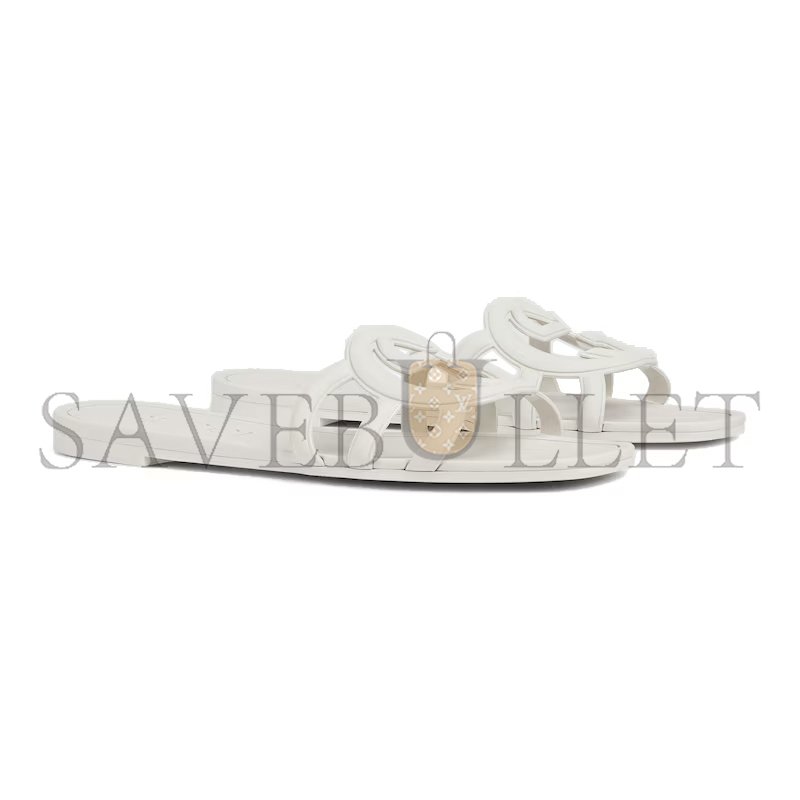 GUCCI WOMEN'S INTERLOCKING G SLIDE SANDAL 780307 GUCCI WOMEN'S INTERLOCKING G SLIDE SANDAL 780307